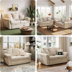 LINSY HOME Sectional Loveseat Sofa - Image 5