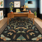 Living Room Rug Black Boho 6x9 - Image 6
