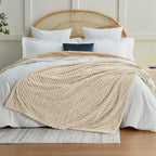 EXQ Home Gentle Soft Fleece Throw Blanket – Cozy Lightweight 3D Imitation - Image 2
