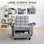 oaaktu Single Modern Comfy Upholstered Chaise Lounge Sofa Chair - Image 3