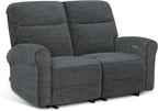 MCombo 64.6" Wall Hugger Power Loveseat Recliner Sofa by MCombo