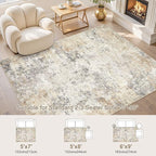 UERMEI 5x7 Area Rug Living Room Rugs - Image 3