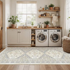 3x10 Runner Rug Non Slip Washable Hallway Runner, Front Porch, Laundry Room - Image 4