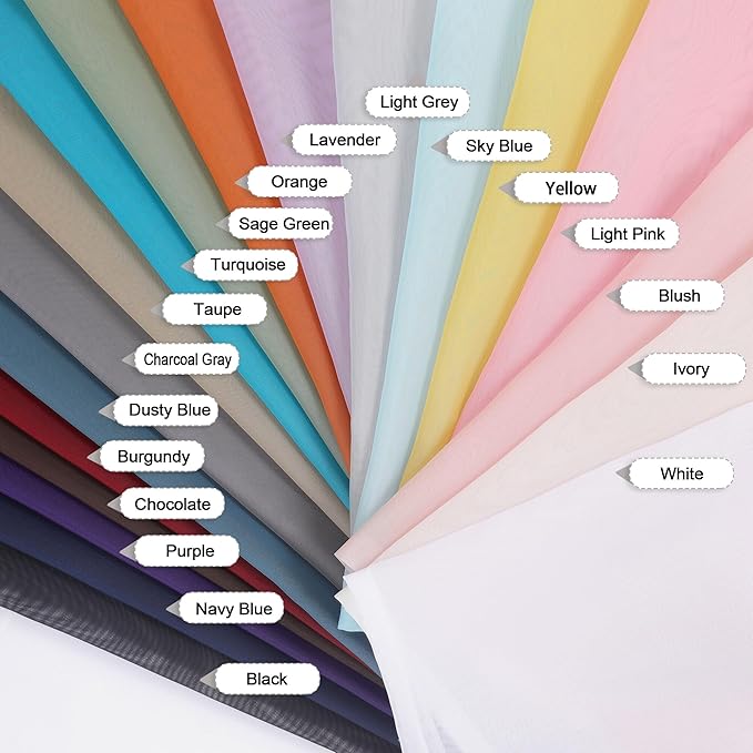Cream Bedroom Curtains 2 Panel Sets 90 Inch Length, 59 Inch Extra Wide Light - Image 8