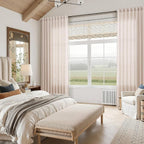 Natural White Linen Curtains 108 Inches Long - Image 7