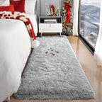 Grey Runner Rugs for Hallway 2x6 Ft, Long Bedside Rugs Bedroom Kids | Super - Image 8