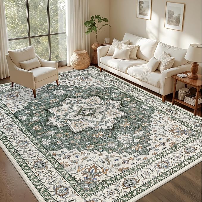 4x6 Area Rugs Living Room: Washable Rug by EXPEDIX