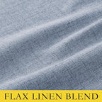 NICETOWN Full Blackout Linen Curtains 102" Length - Image 3