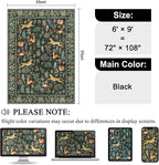 DUKINO 6x9 Area Rug, Washable Animal Living Room Rug Non Slip, Low Pile - Image 2