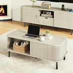 ONBRILL 47.2 Inch Mid Century Modern Coffee Table - Image 8