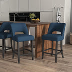 VKNOW Bar Stools Set of 4, Modern Counter Height Bar Stools - Image 7