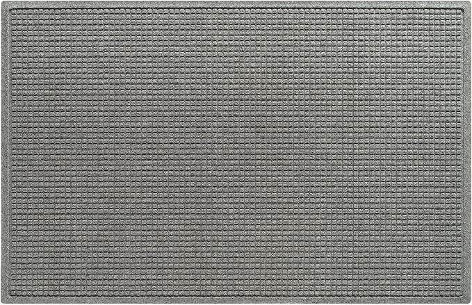 WaterHog Squares Front Door Mat Indoor Outdoor Entrance, All-Weather Mats | by WaterHog