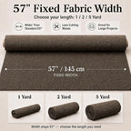 Mini Chenille Linen Blend Upholstery Fabric by the Yard, 57 Inch Wide Soft - Image 3