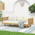Merax Outdoor Acacia Wood Conversation Set - Image 5