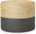 REDEARTH · Cylindrical Pouf Foot Stool Ottoman - Image 3