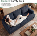 YOUDENOVA 2 Piece Set Comfy Sofa Couch, 3 Seater & Loveseat Sofa - Image 6