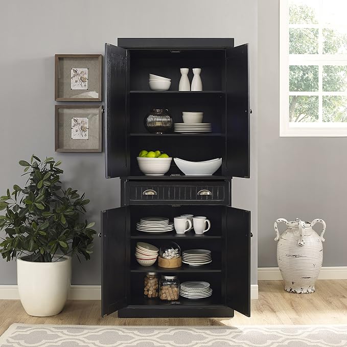 Crosley Furniture Seaside Coastal Pantry Storage Cabinet - Image 13