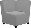 Easy-Going Stretch Soft Sectional Corner Sofa Couch Slipcover Light Gray | by Easy-Going