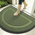 OLANLY Half Circle Front Door Mat Outside 35x23 All-Season Rubber Doormat | by OLANLY