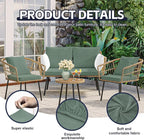 8Pcs Patio Cushion Covers, Outdoor Stretch Cushion Covers, Washable | Stretch - Image 3