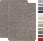 SYLVASS 8x11 Inch Fabric Repair Patches, Self-Adhesive Linen Patch by Sylvass