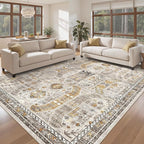 Madane 8x10 Area Rugs for Living Room, Non-Slip Washable Rug, Low-Pile Floor - Image 2