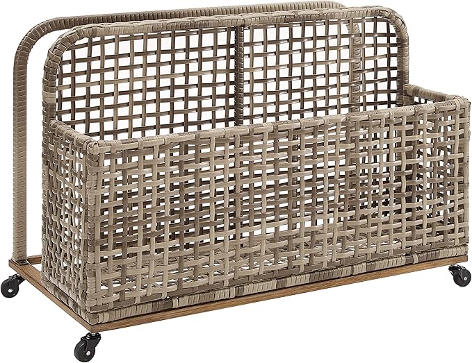 Crosley Furniture Ridley Wicker Outdoor Storage Pool Caddy by CrosleyFurniture