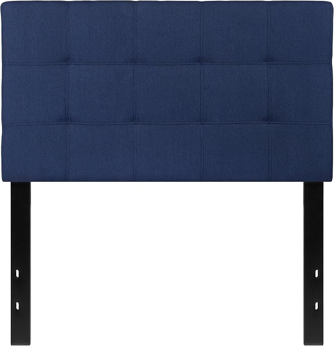 Flash Furniture Bedford Tufted Upholstered Twin Size Headboard in Navy Fabric - Image 6