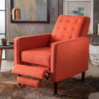 Christopher Knight Home GDFStudio Macedonia Mid Century Modern Tufted Back - Image 2