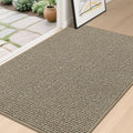 BEQHAUSE Dirt Trapper Door Mat 32" x 48", Non-Slip Washable, Light Beige | by BEQHAUSE