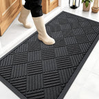 OLANLY Front Door Mat Outside Entrance 47x23, Waterproof Heavy-Duty Doormat | by OLANLY