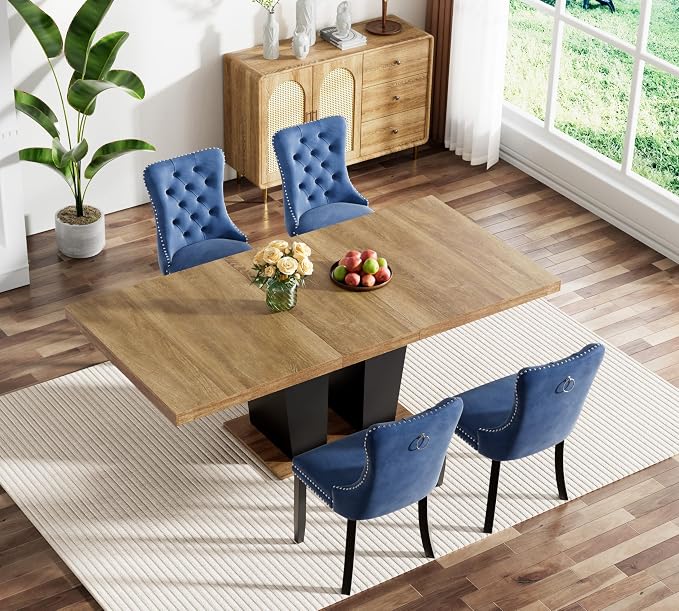 Henf 5 Pieces Extendable Dining Table Set - Image 2