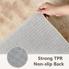 2x10 Tie-dye Beige Runner Rug Washable Non-Slip - Image 6