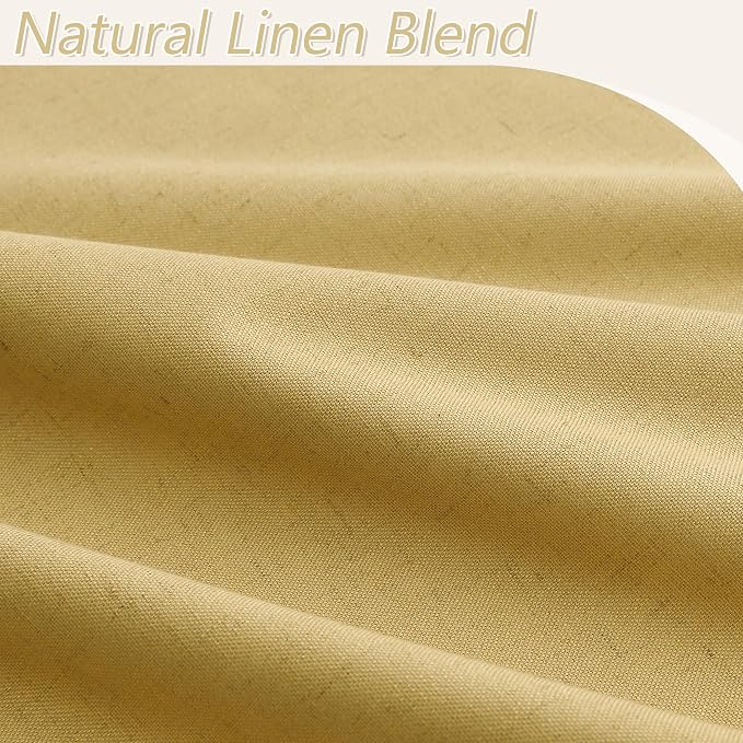 100% Blackout Curtains 90 Inch Length 2 Panels Set - Image 3