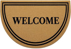 OLANLY Half Circle Front Door Mat, Low Profile Doormat, Stain and Fade Resistant by OLANLY