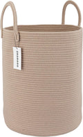 XUANGUO Cotton Rope Laundry Basket Hamper by XUANGUO