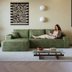 108" Sectional Couches for Living Room Cloud Couch Sofa - Image 4