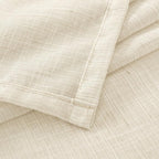 BGment Short Beige Linen Semi Sheer Curtains 30 Inch Length - Image 8