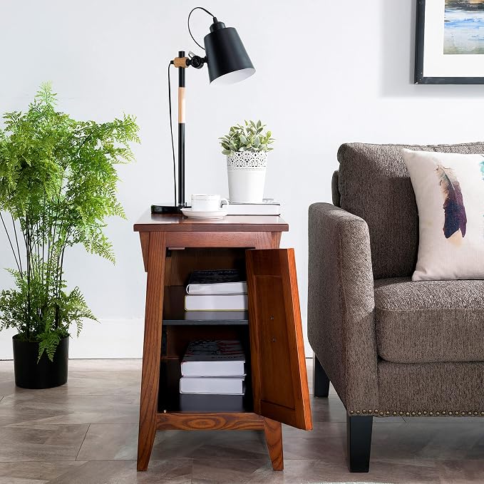 Leick Home 10032-RS Mission Cabinet End Table, Made - Image 2