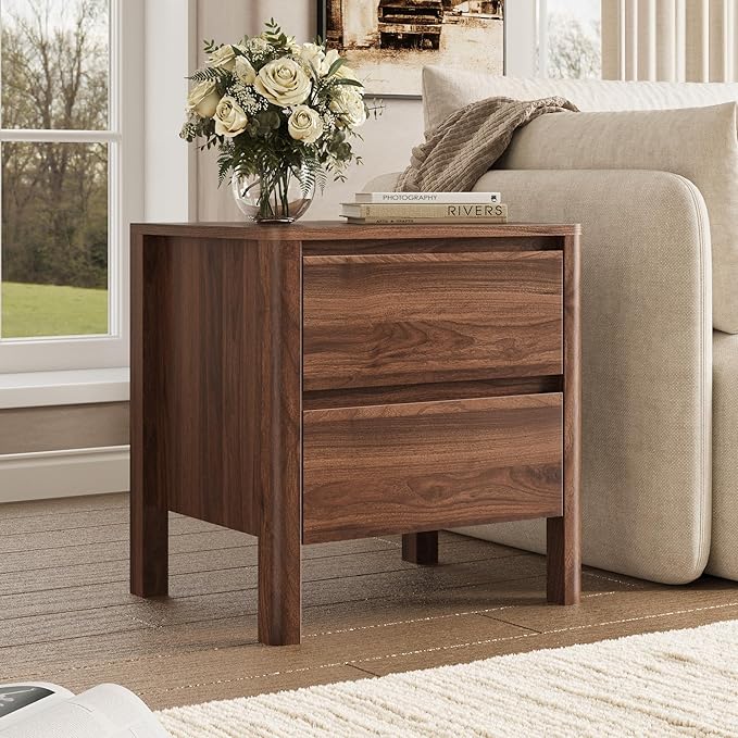 MAISONARIA Living Room Table Sets of 3, Mid Century Coffee Table & End Table - Image 5