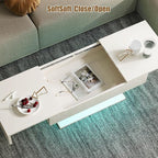 HedoAjim White LED Coffee Table - Image 6