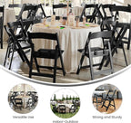 Flash Furniture Hercules Kids Black Resin Folding Chair - Image 5