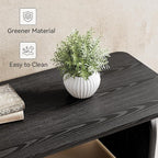 LITTLE TREE Farmhouse Coffee Table, 47 Inches Wooden Center Tables - Image 5