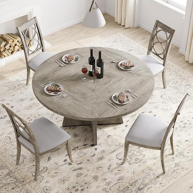 GAOMON 47 Inch Round Dining Table - Image 2