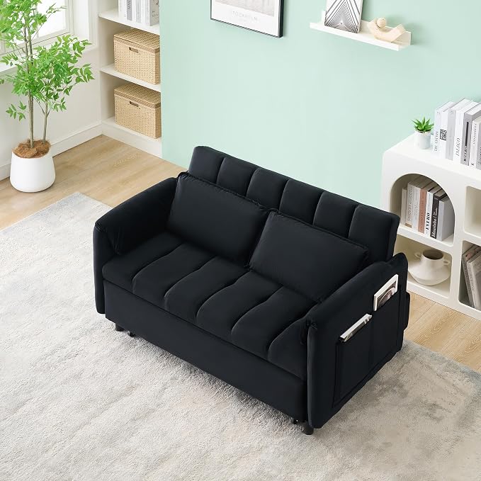 Ball & Cast 52" Convertible Sleeper Sofa - Image 4