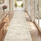 3x10 Runner Rug Non Slip, Washable Hallway Runner Rug, Laundry Room, Soft by Restydon