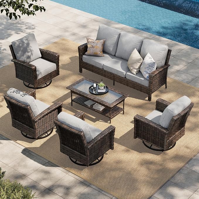 HERA'S HOUSE Patio Furniture Set by HERASHOUSE