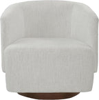 MINCETA Accent Chair, 360° Swivel Chairs - Image 3