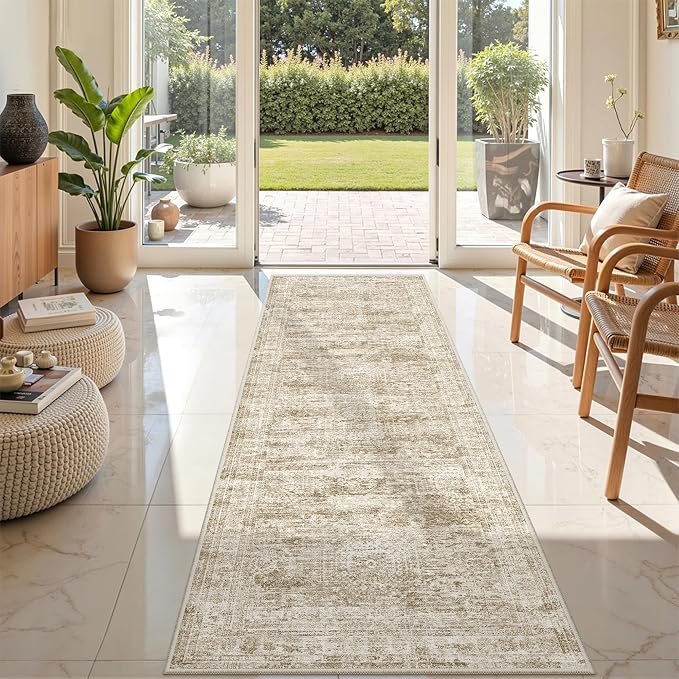 2x7 Runner Rug Non Slip, Washable Hallway Runner Rug, Nursery Room, Soft Runner - Image 5