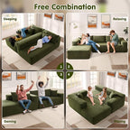 ovios 104" Cloud Boneless Couch - Image 6